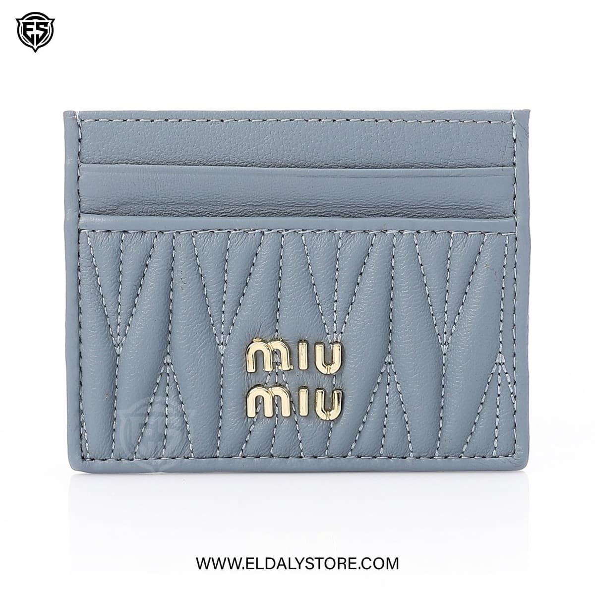 Miu Miu Matelassé Card Holder - Quilted Leather - Eldaly - Thumbnail 3