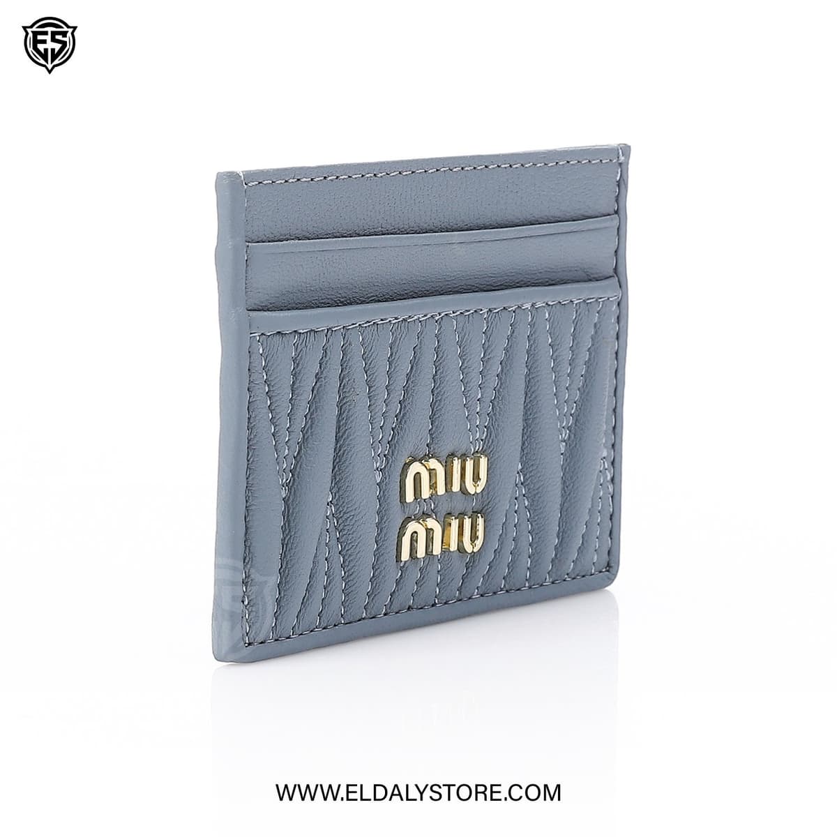 Miu Miu Matelassé Card Holder - Quilted Leather - Eldaly - Thumbnail 4