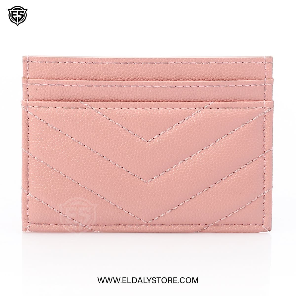 Saint Laurent Card Holder for Women - Black Leather - Eldaly - Thumbnail 5