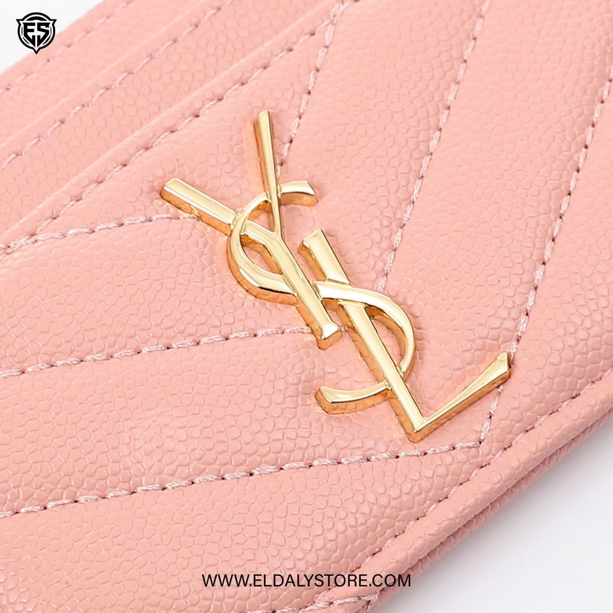 Saint Laurent Card Holder for Women - Black Leather - Eldaly - Thumbnail 6