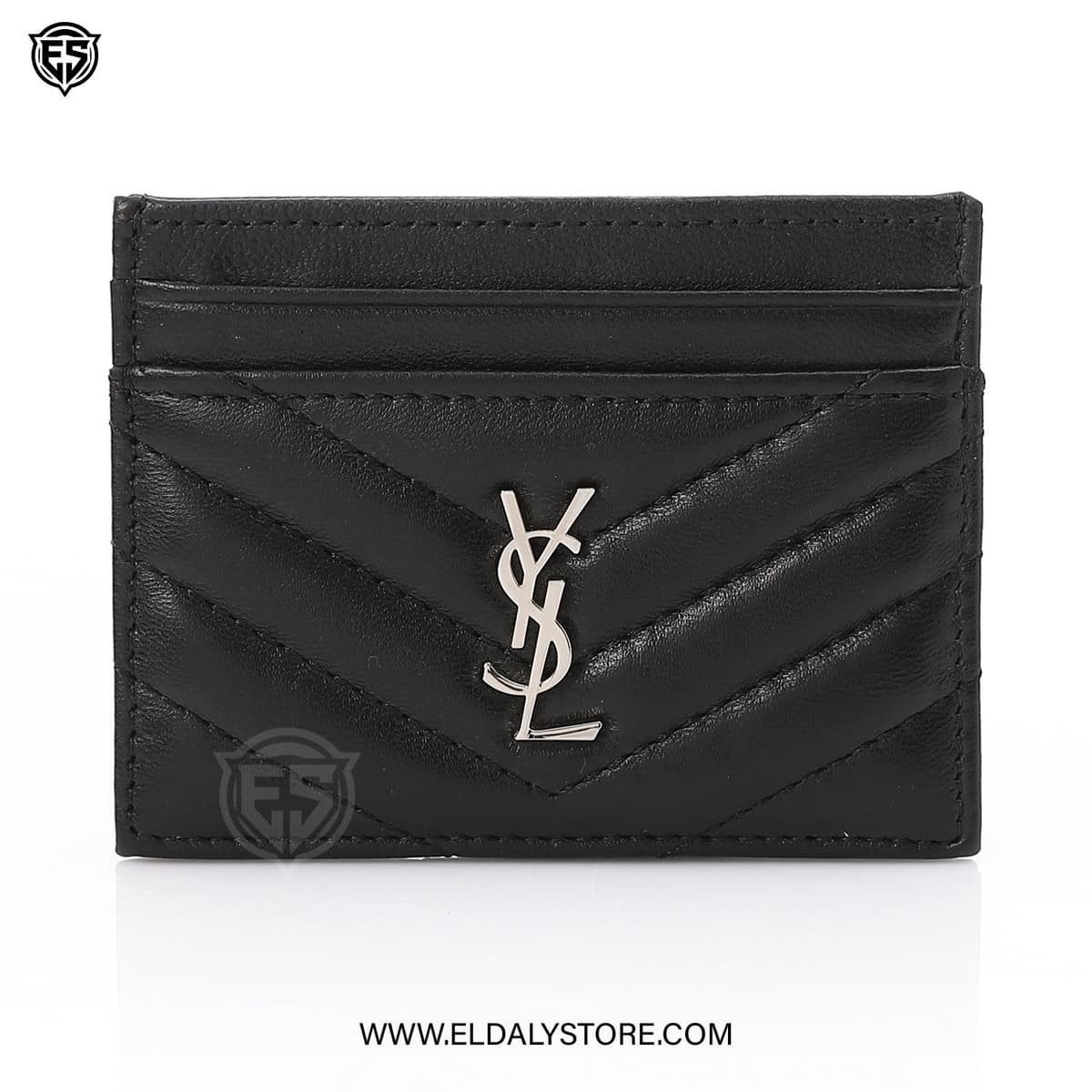 Saint Laurent Card Holder for Women - Elegant Design - Eldaly - Thumbnail 3
