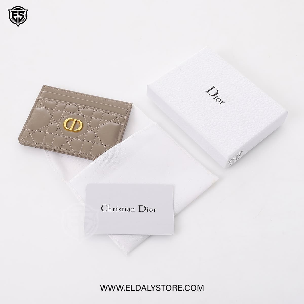 Dior Caro Freesia Card Holder - Elegant floral design for women at Eldaly - Thumbnail 2