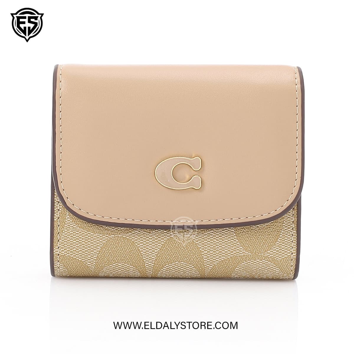 Coach Wyn Small Wallet for Women - Refined Pebble Leather - Eldaly - Thumbnail 3