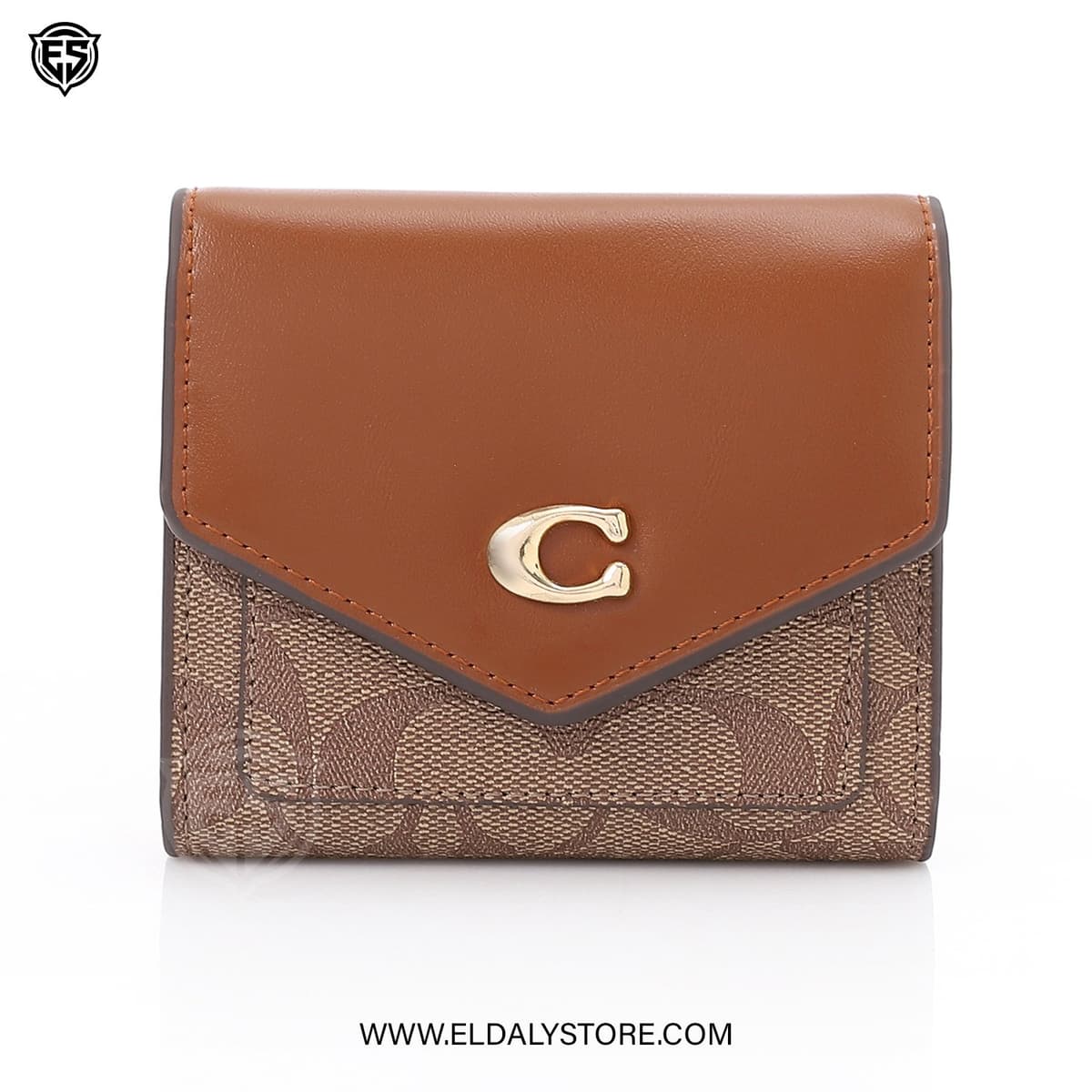 Coach Wyn Small Wallet for Women - Refined Pebble Leather - Eldaly - Thumbnail 4