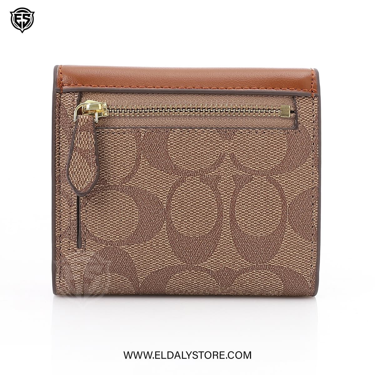 Coach Wyn Small Wallet for Women - Refined Pebble Leather - Eldaly - Thumbnail 6