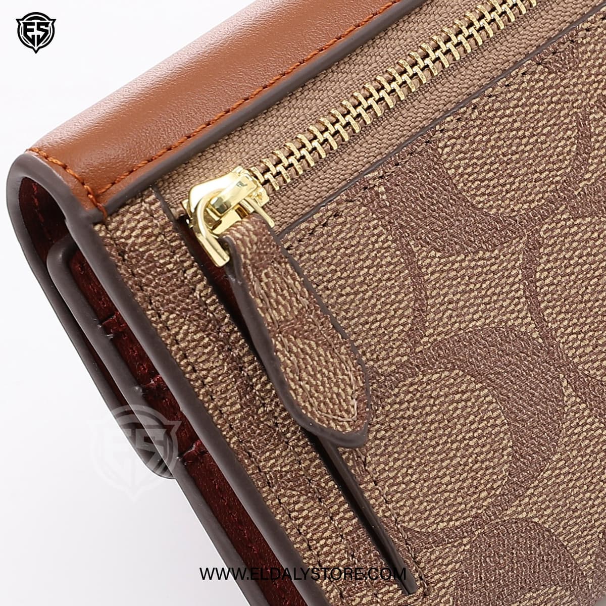 Coach Wyn Small Wallet for Women - Refined Pebble Leather - Eldaly - Thumbnail 7