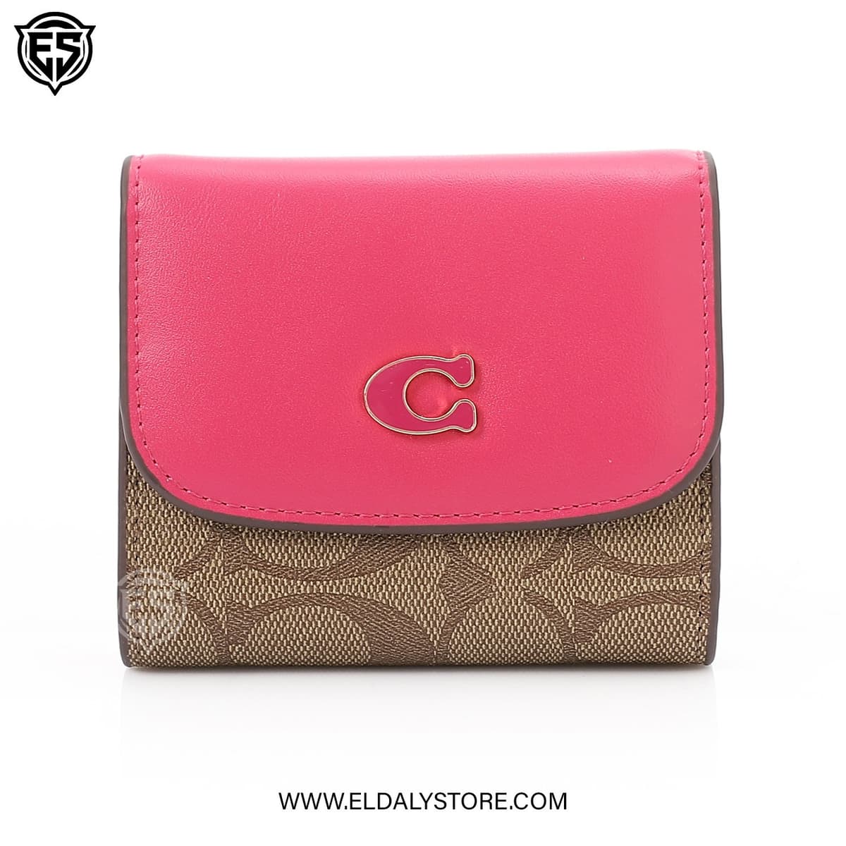 Coach Wyn Small Wallet for Women in refined pebble leather - Front View - Thumbnail 8