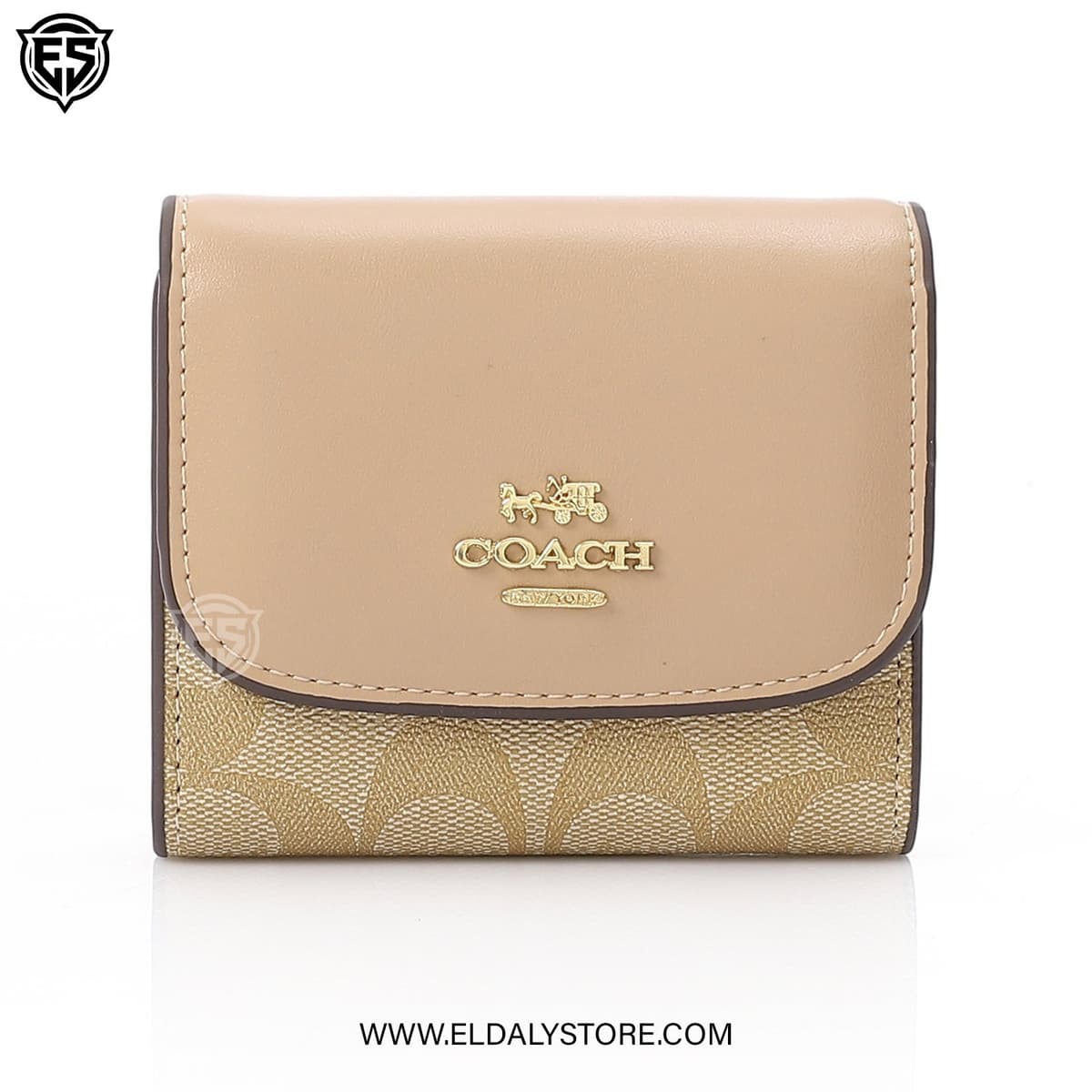 Coach Wyn Small Wallet for Women - Refined Pebble Leather - Eldaly - Thumbnail 3