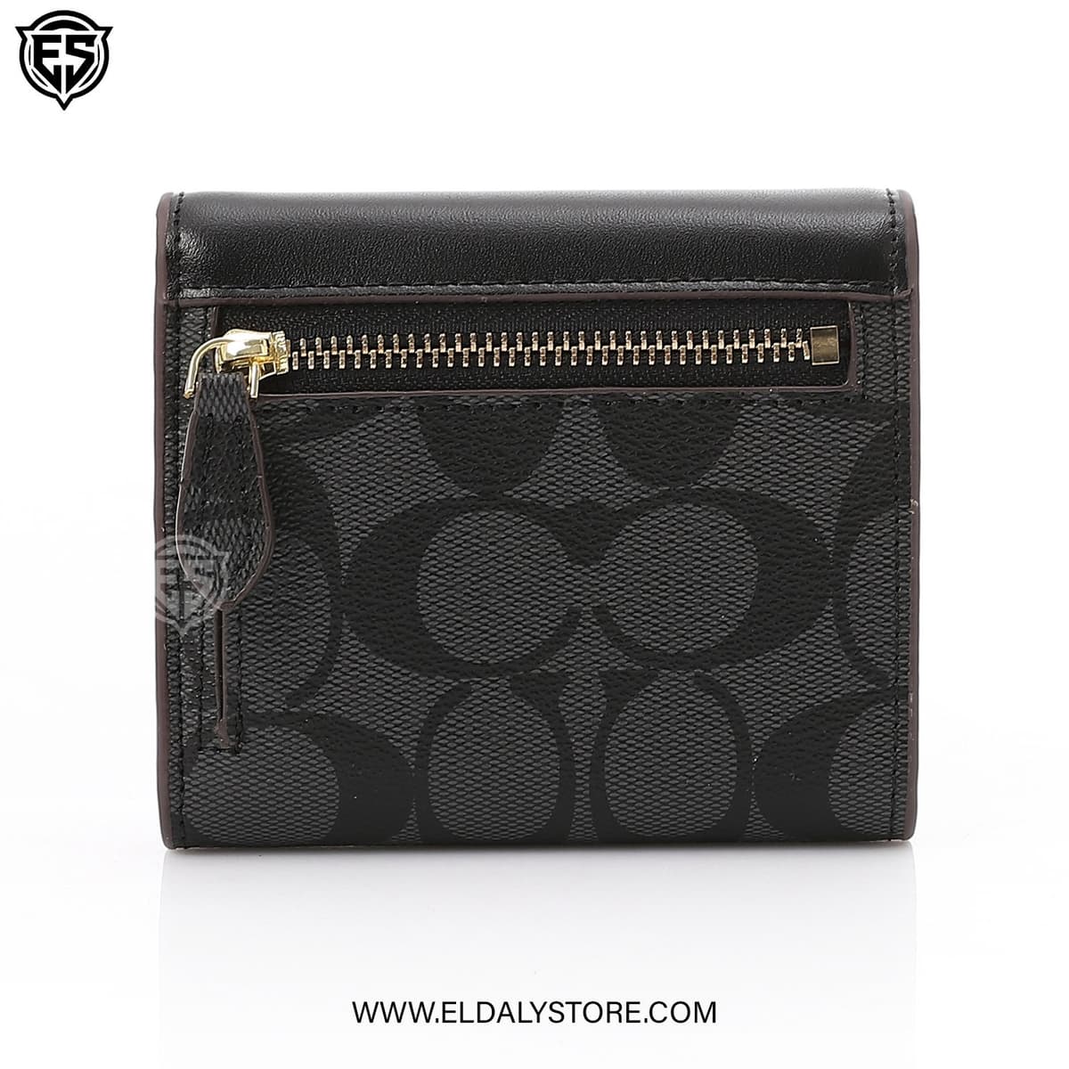 Coach Wyn Small Wallet for Women - Black Leather - Eldaly - Thumbnail 5