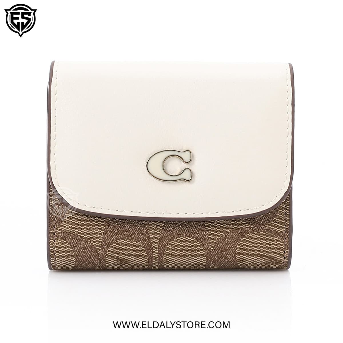 Coach Wyn Small Wallet for Women - Refined Pebble Leather - Eldaly - Thumbnail 4