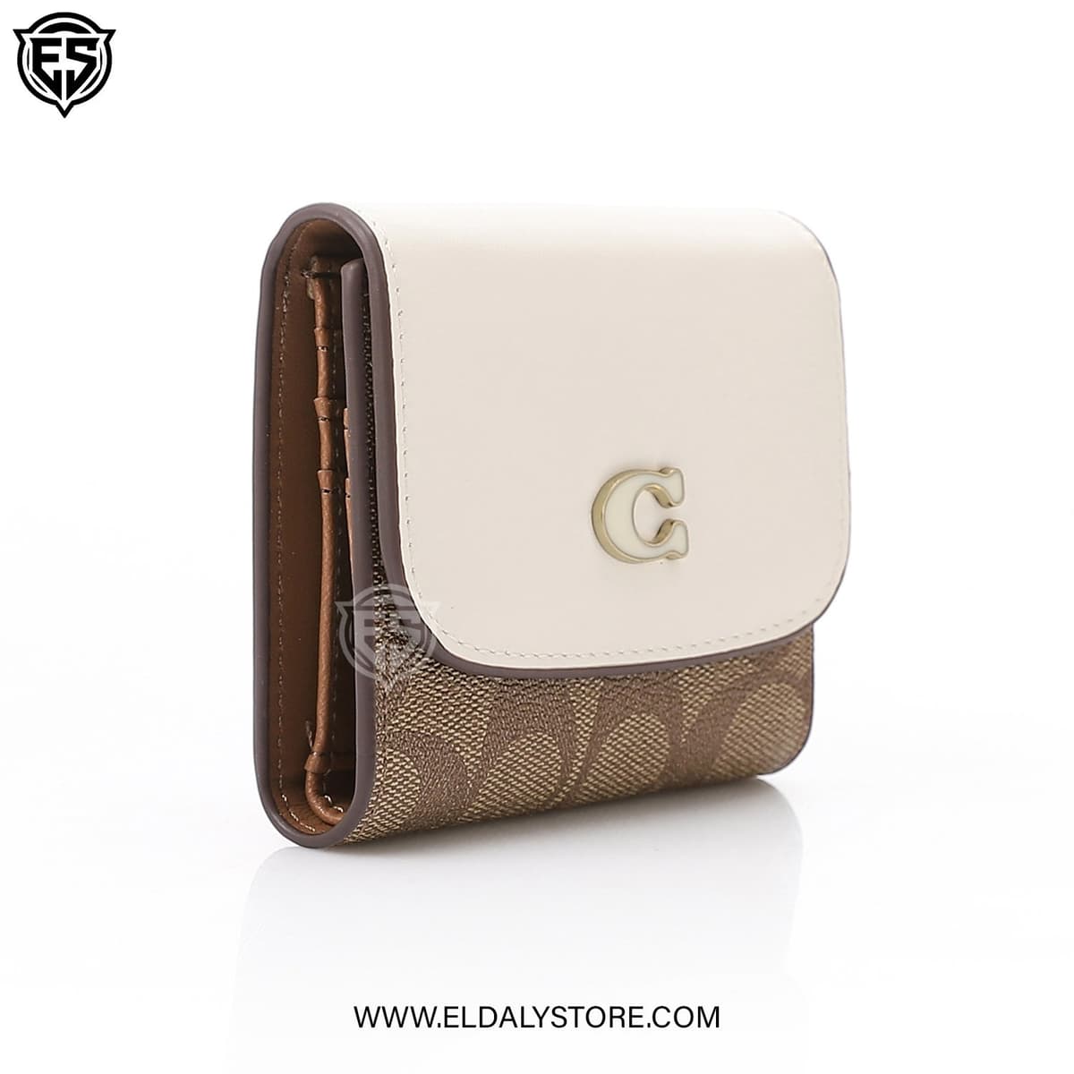 Coach Wyn Small Wallet for Women - Refined Pebble Leather - Eldaly - Thumbnail 5