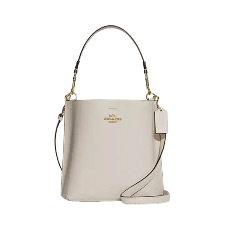 Coach Mollie Bucket Bag 22 Leather White