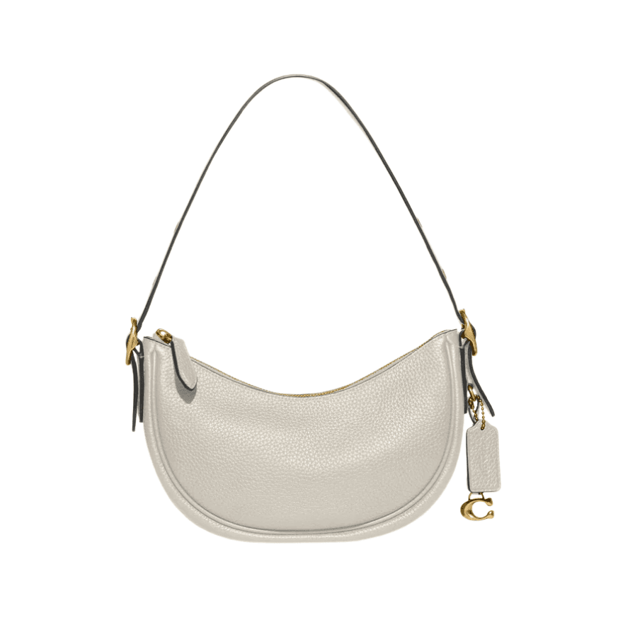 Coach Luna Shoulder Bag Leather White