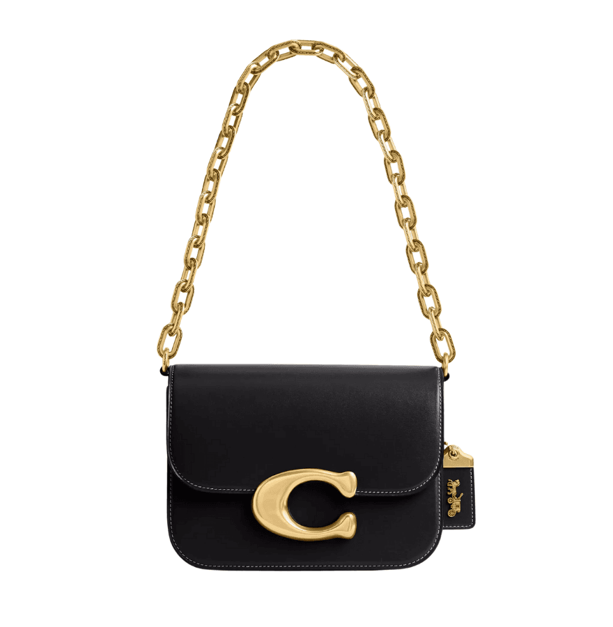 Coach Idol Leather Black