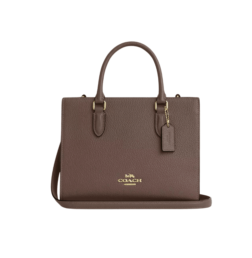 Coach Maggie Small Tote Bag Dark Stone