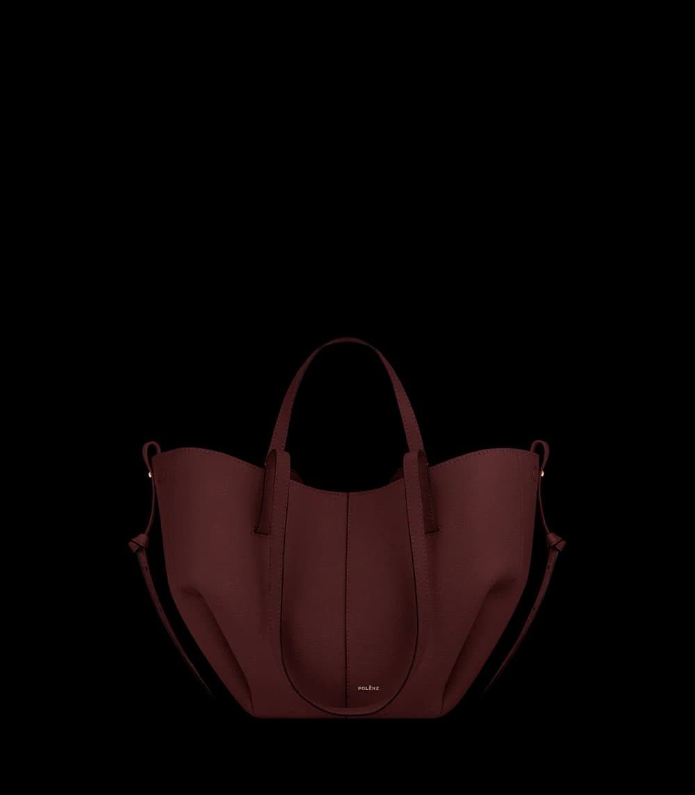 Polene Cyme Mini Edition Textured Ebony