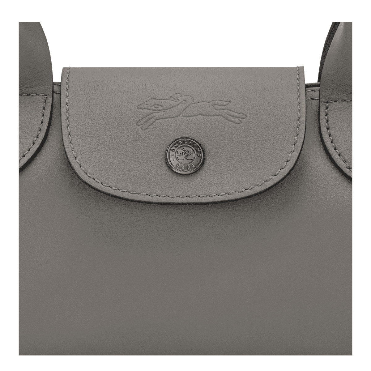 Longchamp Le Pliage Xtra M Shoulder Bag - Turtledove Leather at Eldaly - Thumbnail 5