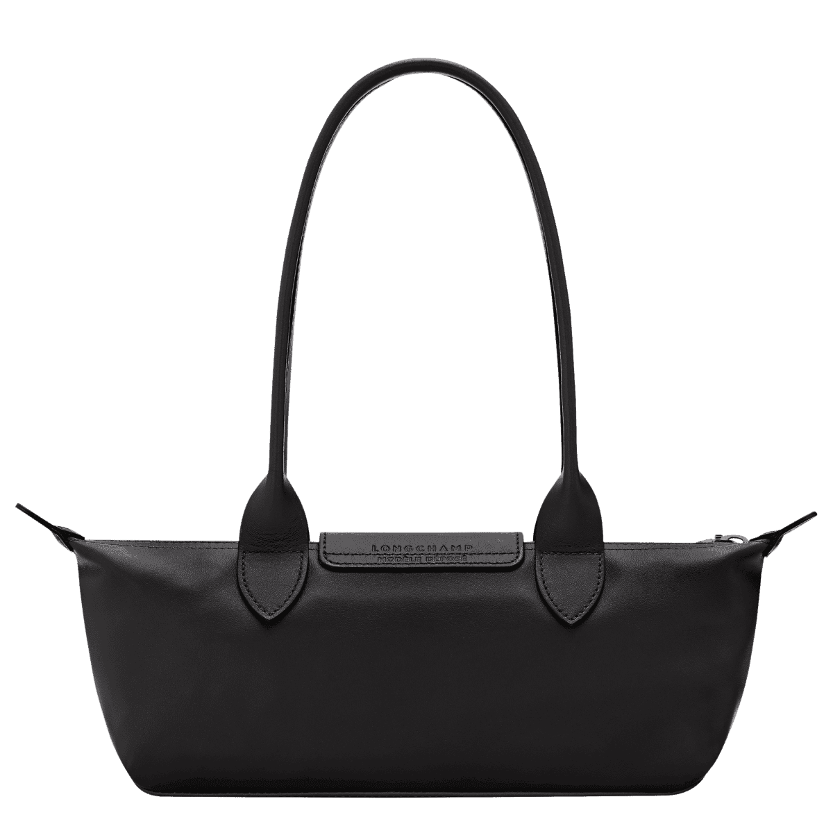 Longchamp Le Pliage Xtra M Shoulder Bag - Black Leather - Thumbnail 3