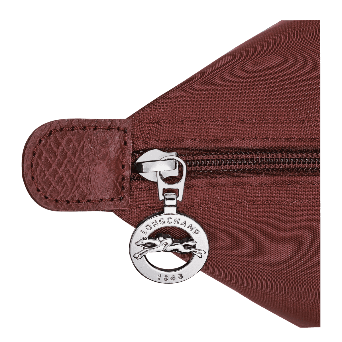 Longchamp Le Pliage One M Tote bag - Burgundy color - Thumbnail 5