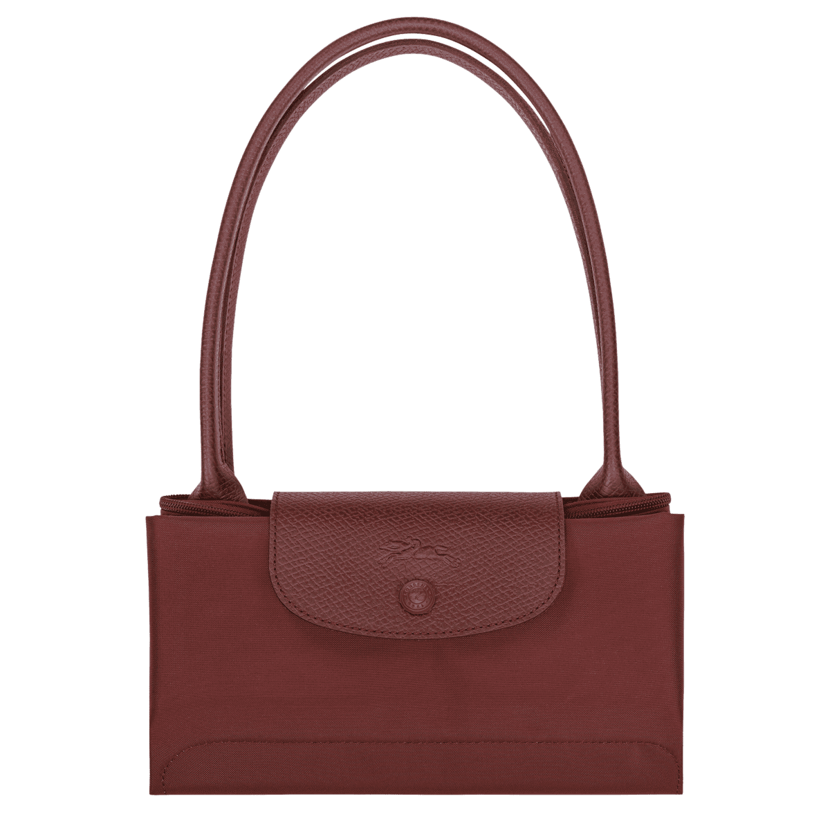 Longchamp Le Pliage One M Tote bag - Burgundy color - Thumbnail 6