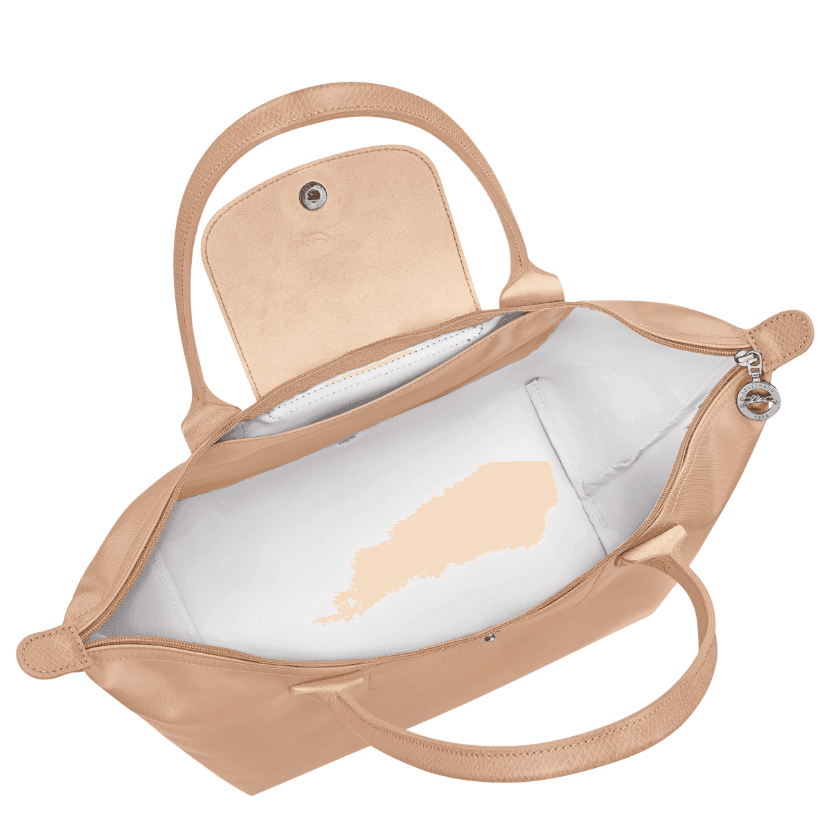 Longchamp Le Pliage One M Tote Bag - Beige - Eldaly - Thumbnail 4