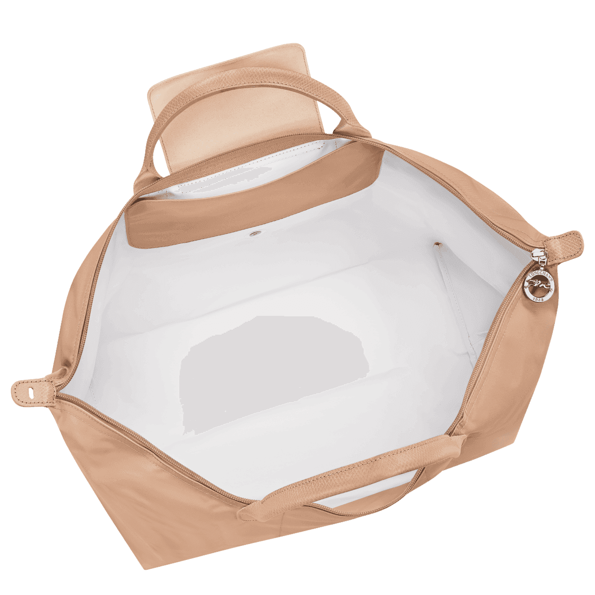 Longchamp Le Pliage One L Tote Bag - Beige - Eldaly - Thumbnail 4