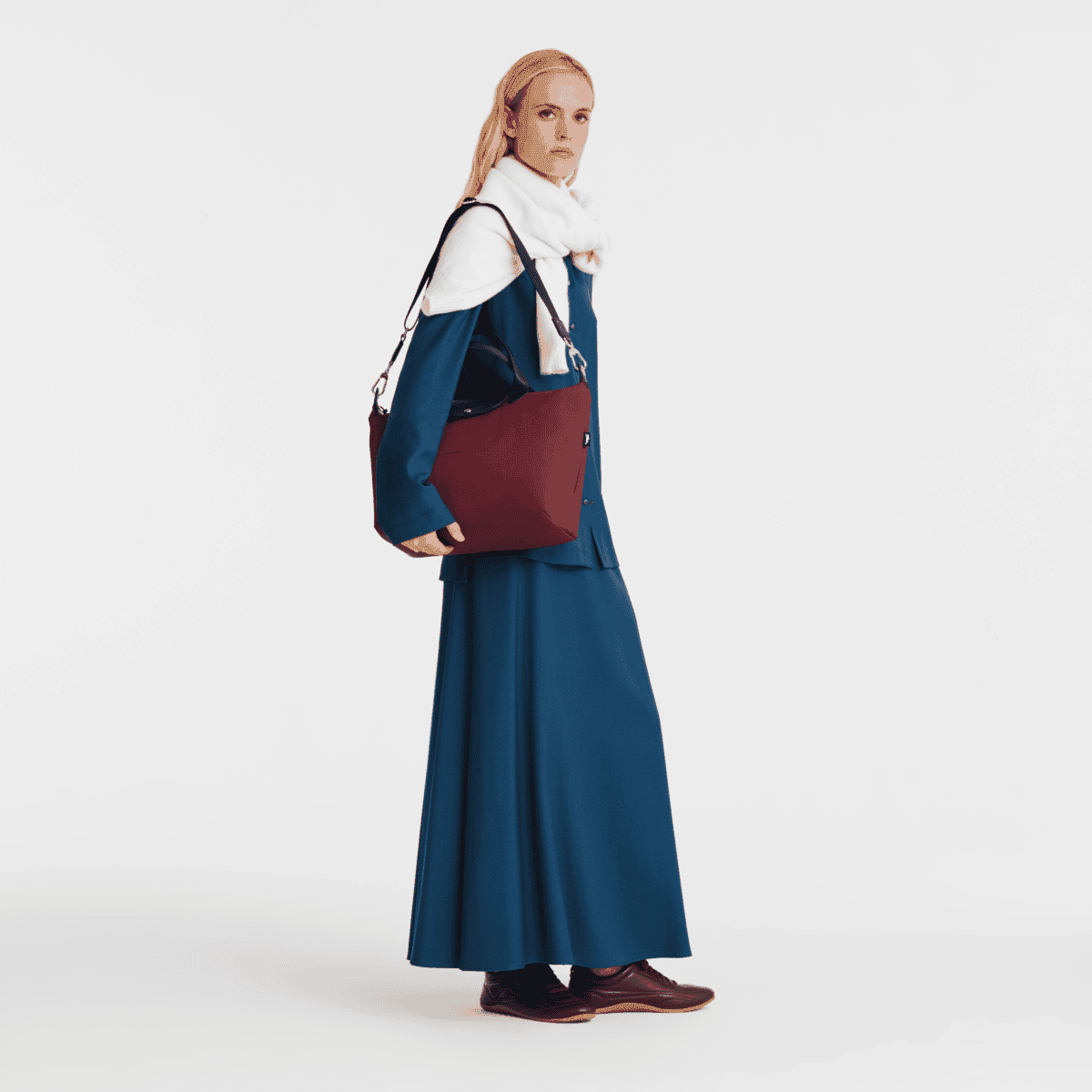 Longchamp Le Pliage Energy L Handbag - Burgundy - Eldaly - Thumbnail 2