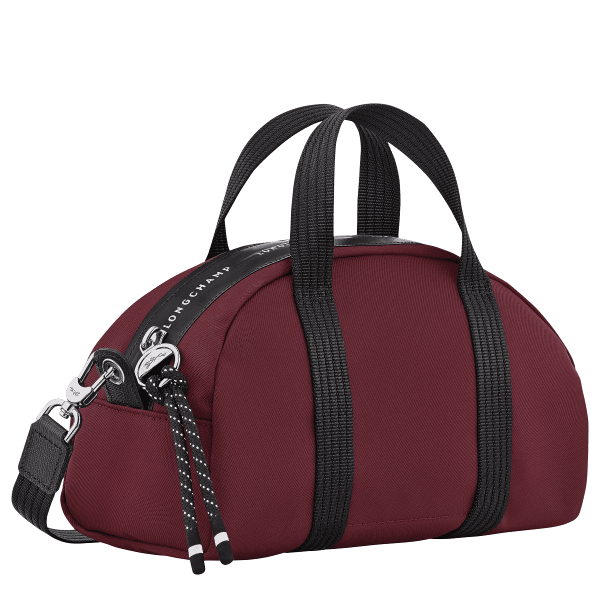 Longchamp Le Pliage M Handbag in Burgundy - Eldaly - Thumbnail 3