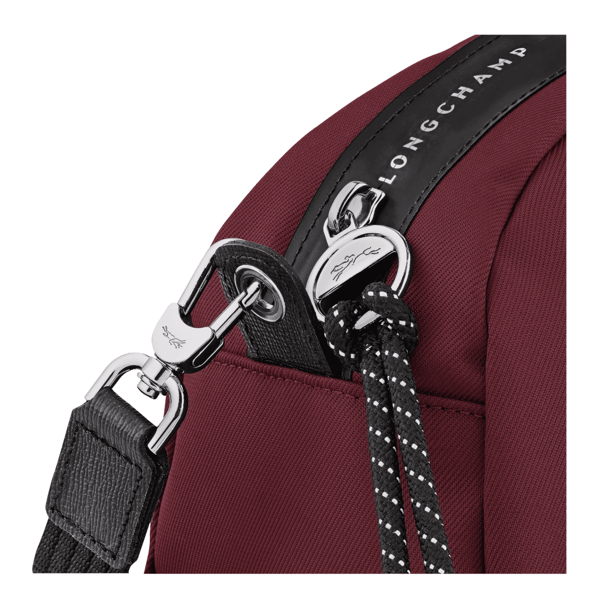 Longchamp Le Pliage M Handbag in Burgundy - Eldaly - Thumbnail 5