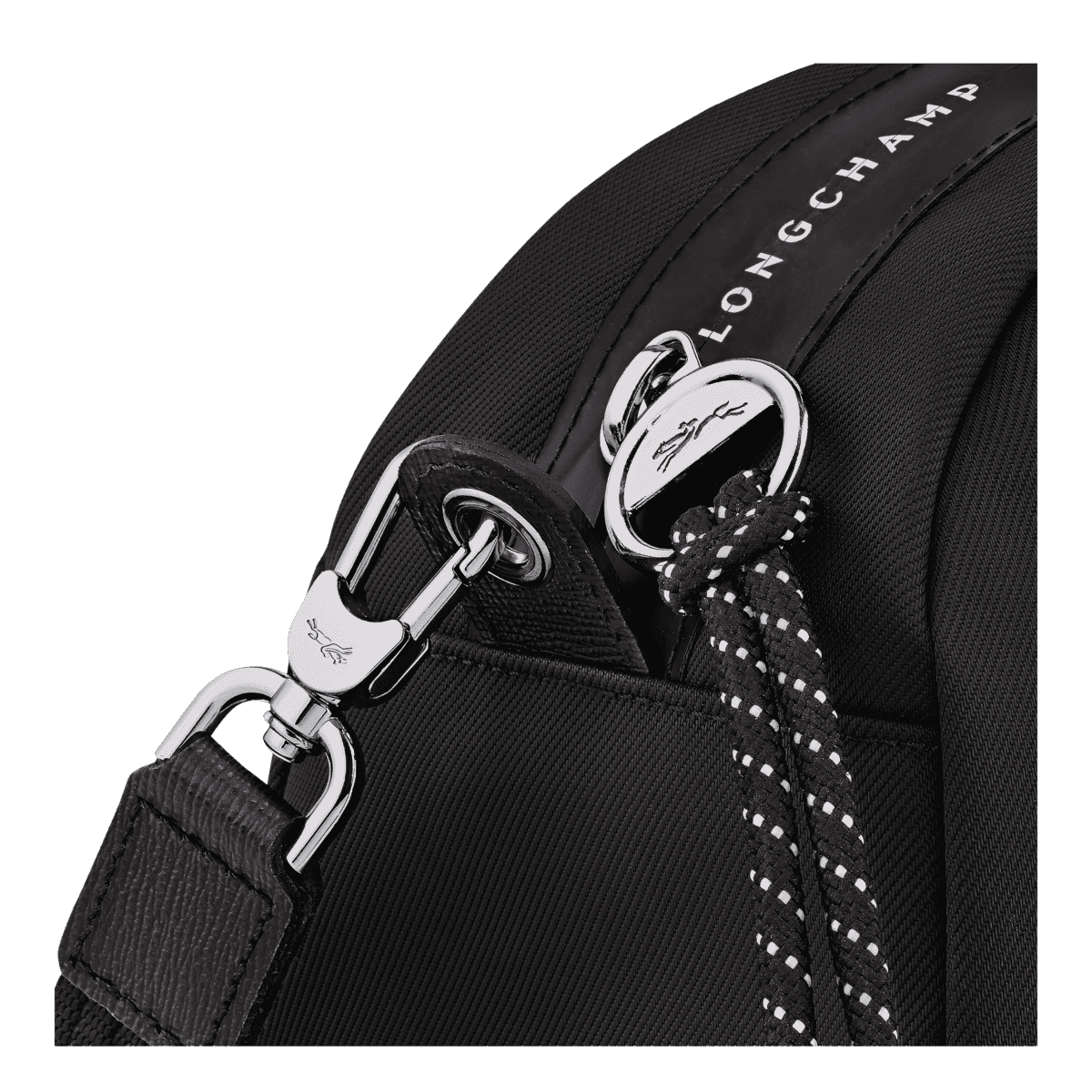 Longchamp Le Pliage M Handbag - Black - Eldaly - Thumbnail 5