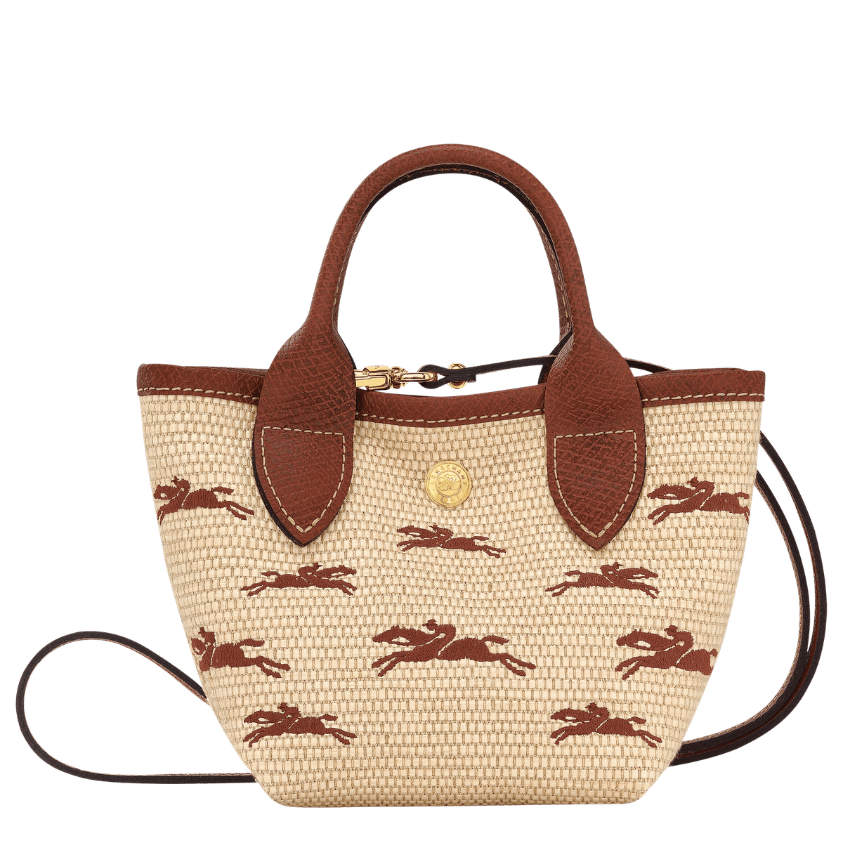 Longchamp Le Panier Pliage XS Basket Brown bag - Eldaly - Thumbnail 2