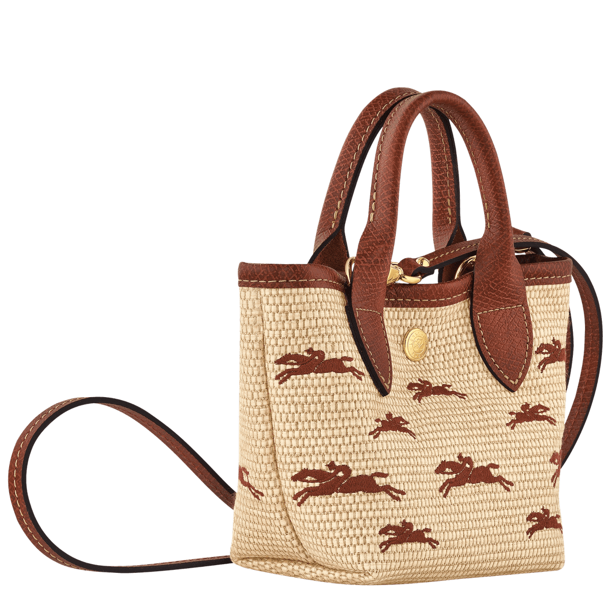 Longchamp Le Panier Pliage XS Basket Brown bag - Eldaly - Thumbnail 4