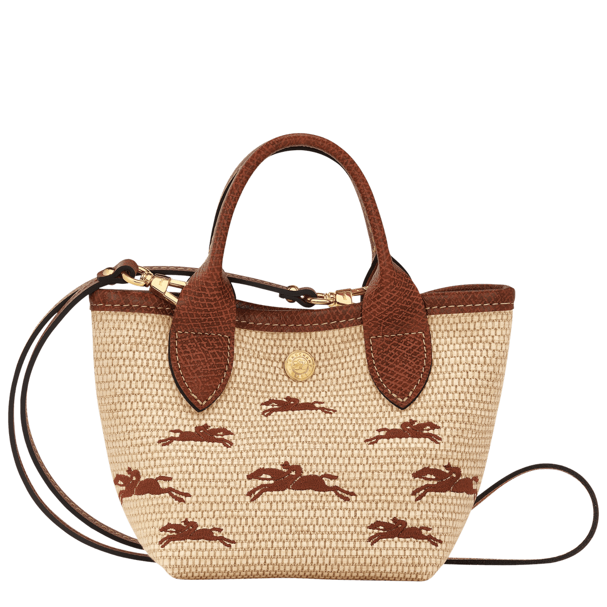 Longchamp Le Panier Pliage XS Basket Brown bag - Eldaly - Thumbnail 5