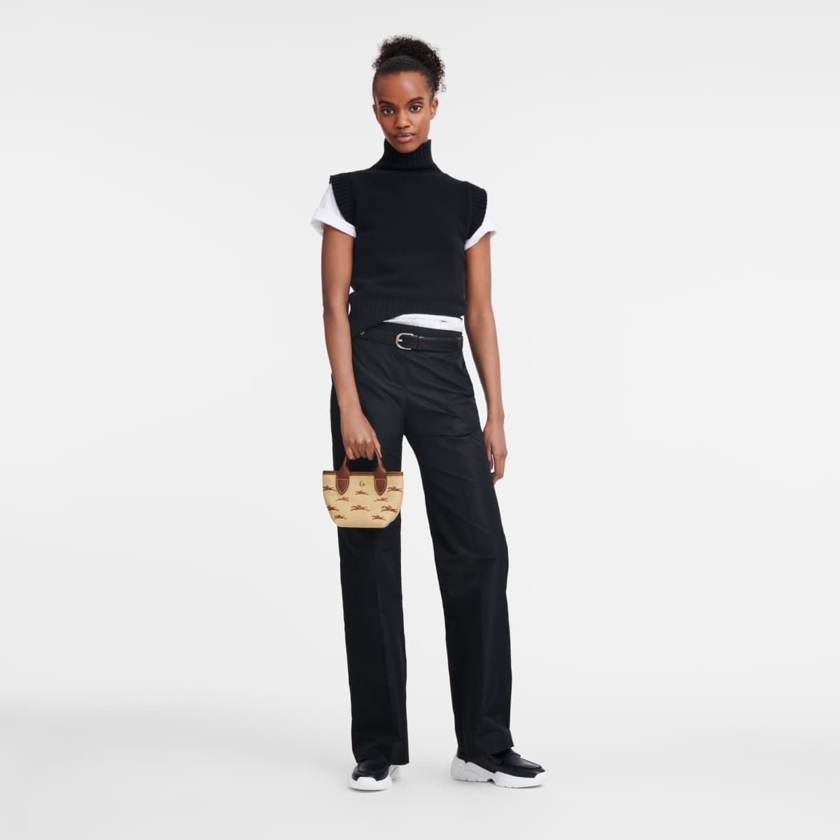 Longchamp Le Panier Pliage XS Basket Brown bag - Eldaly - Thumbnail 7