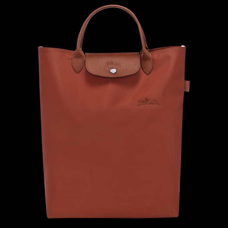 Longchamp Le Pliage Green M Tote Bag - Chestnut Color - Eldaly