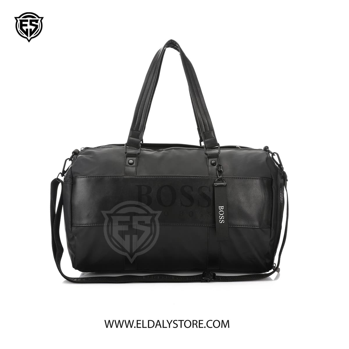 BOSS Inspired Black Duffle Travel Bag - Eldaly