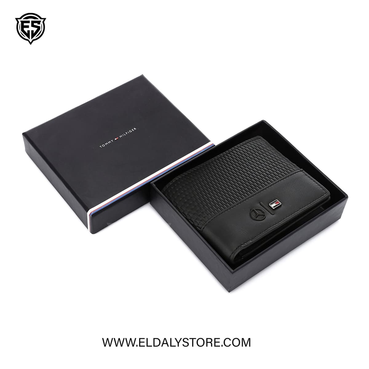 Tommy Hilfiger x Mercedes-Benz Leather Textured Bifold Wallet