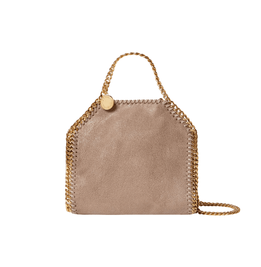 Stella McCartney Falabella Tiny Tote Bag Black Moss
