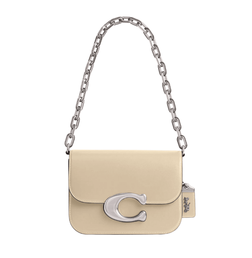 Coach Idol Leather Ivory