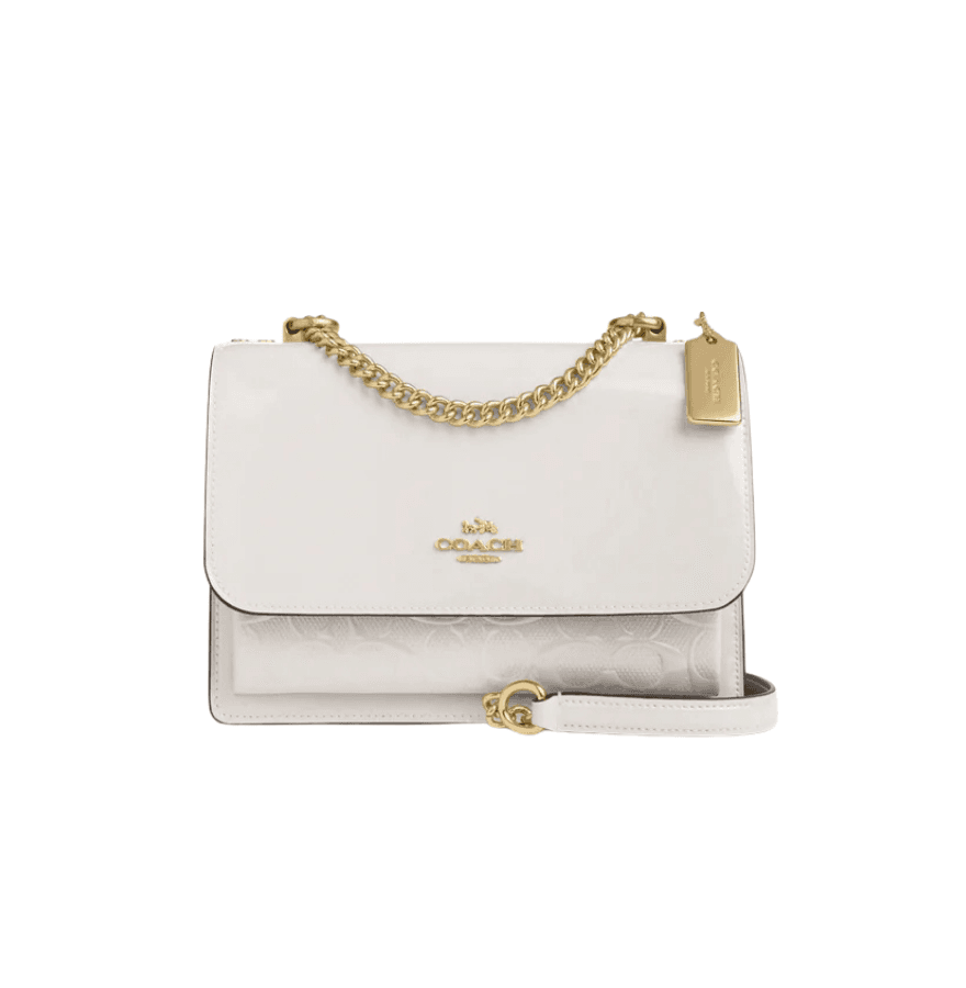 Coach Klare Crossbody Bag In Signature Canvas White Chalk