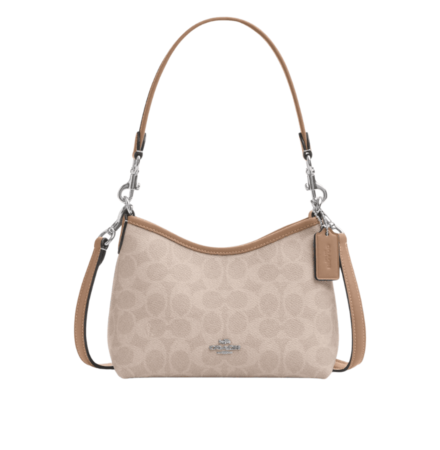 Coach Laurel Small Shoulder Bag In Signature Canvas