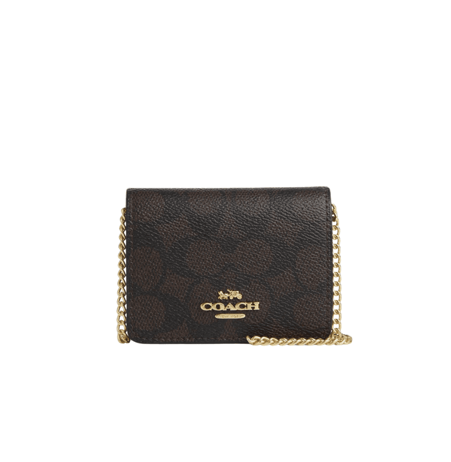 Coach Mini Wallet On A Chain