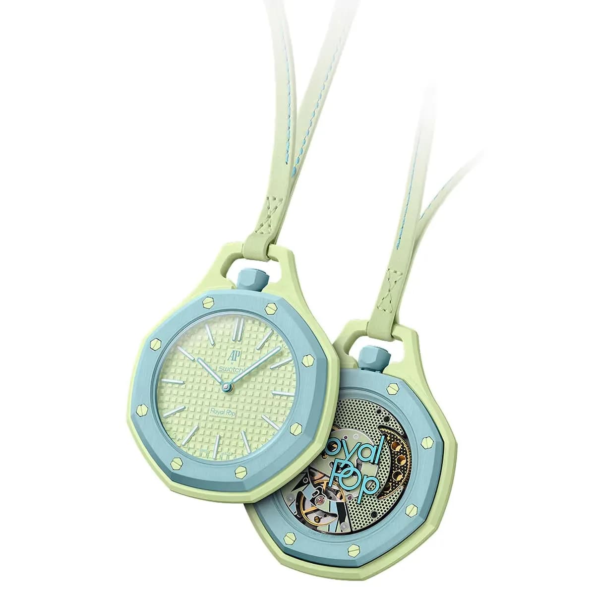 Audemars Piguet x Swatch Royal Pop BLAUE ACHT Unisex Pocket Watch