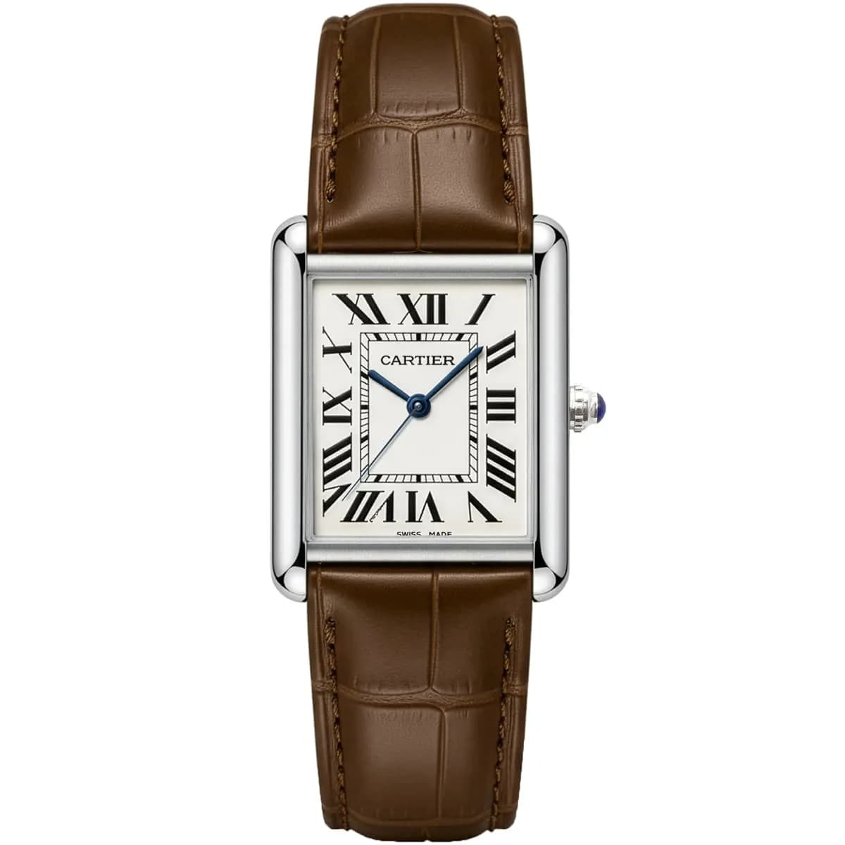 Cartier Men’s Rectangular Roman Numeral Watch