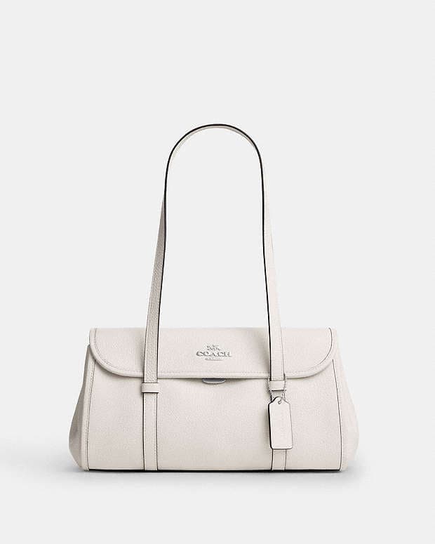 Coach Bridget Flap Shoulder Bag in white