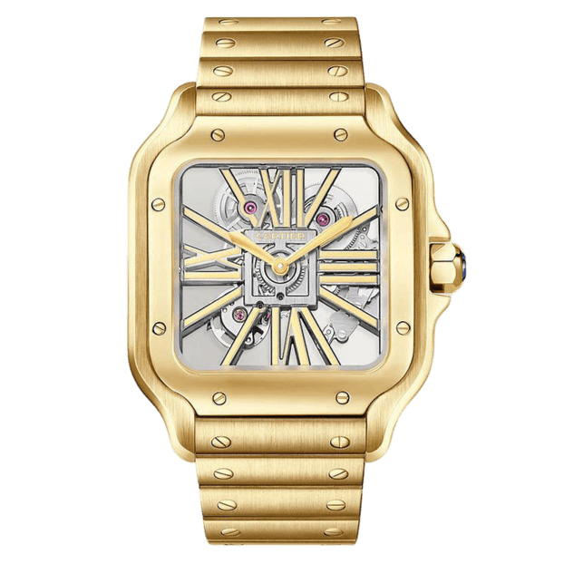 Cartier Santos Skeleton Super Clone Swiss Machine (41.9mm x 35.1mm)
