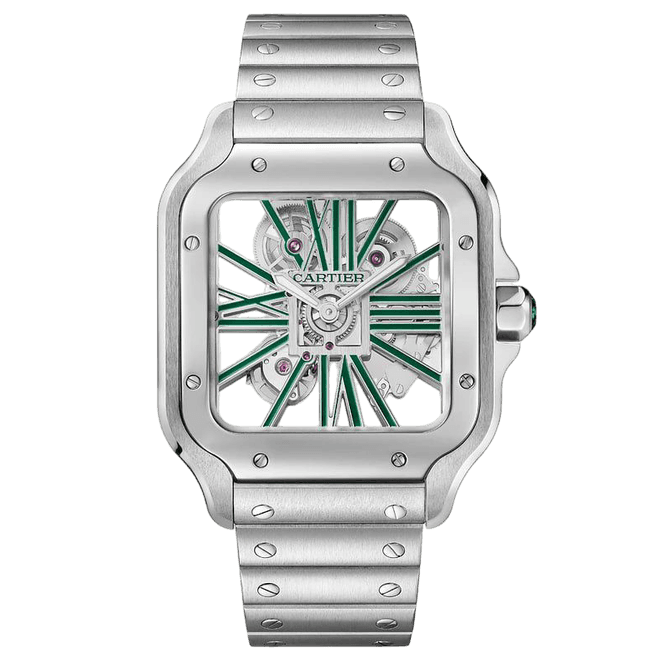 Cartier Santos Skeleton Super Clone Swiss Machine (41.9mm x35.1mm)