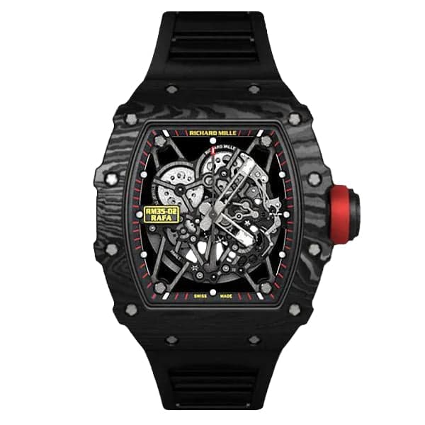 RICHARD MILLE RM 35-02 Carbon TPT Super Clone Swiss Machine (49.95mm x 43.15mm)