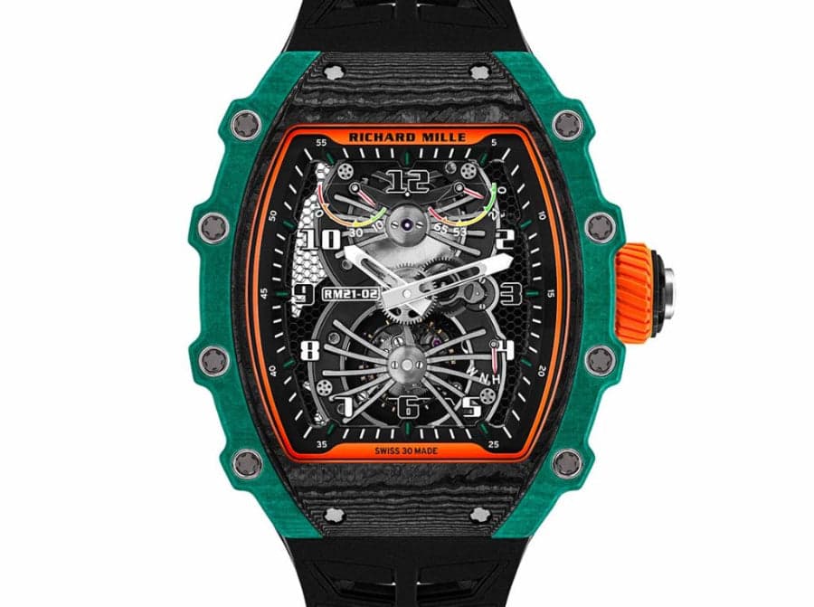 RICHARD MILLE RM 21-02 Tourbillon Aerodyne Super Clone Swiss Machine (50.12mm x 42.68mm)
