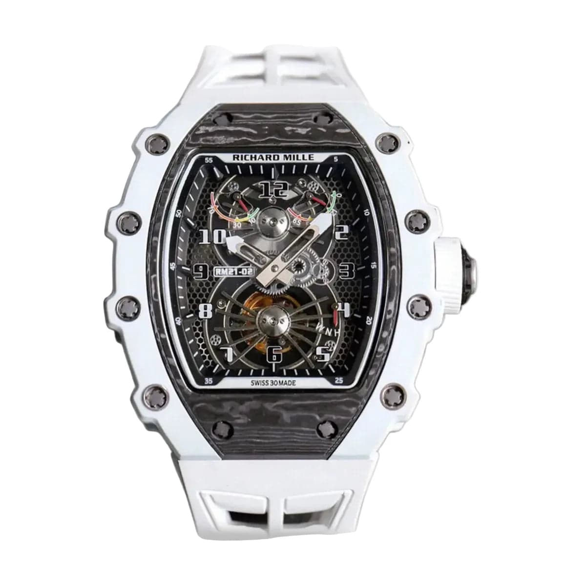 Richard Mille Rm 21-02 Tourbillon Aerodyne Super Clone Swiss Machine (50.12mm x 42.68mm)